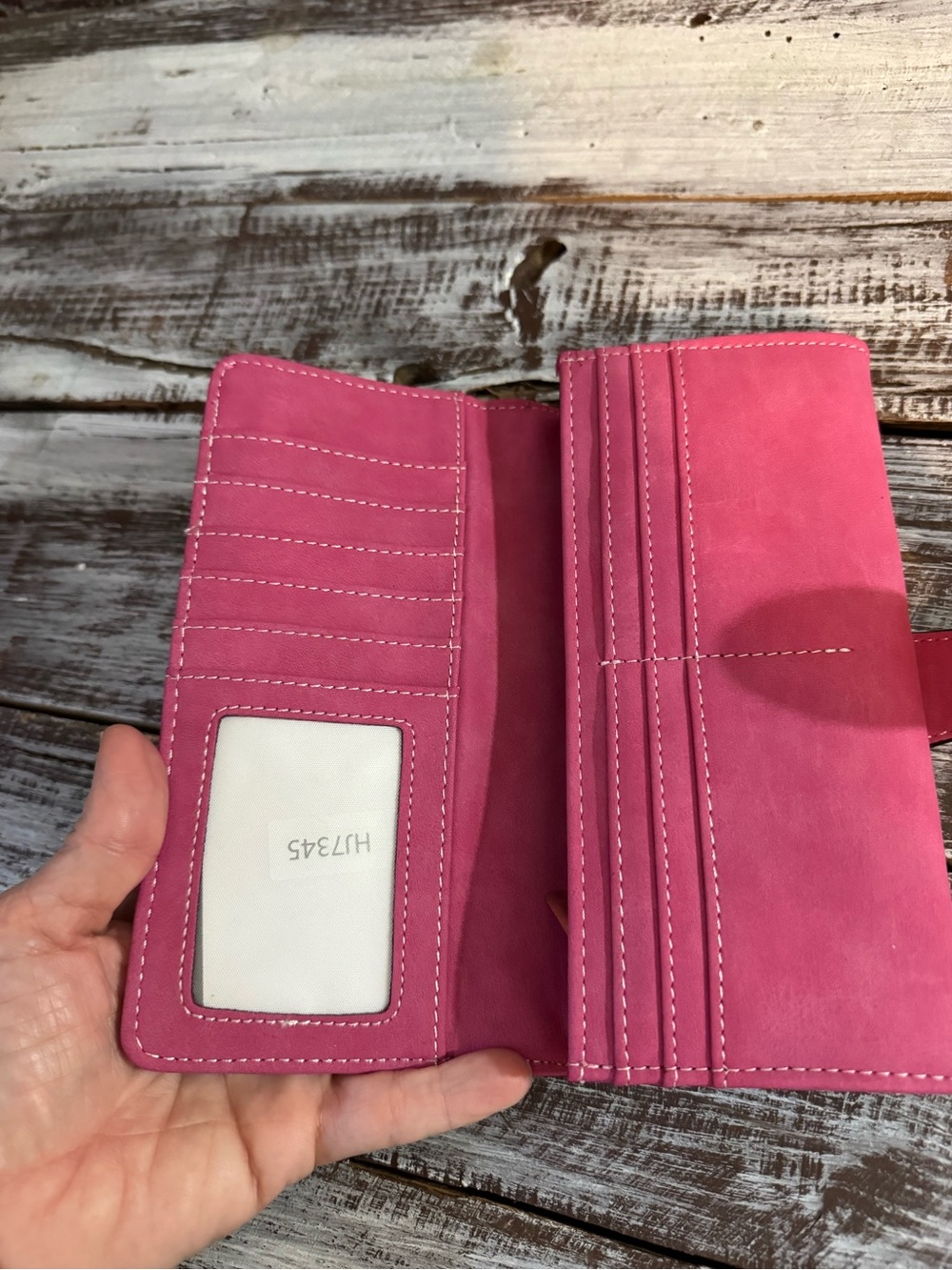 Pink Snap-Closure Wallet - Picture 4 of 9
